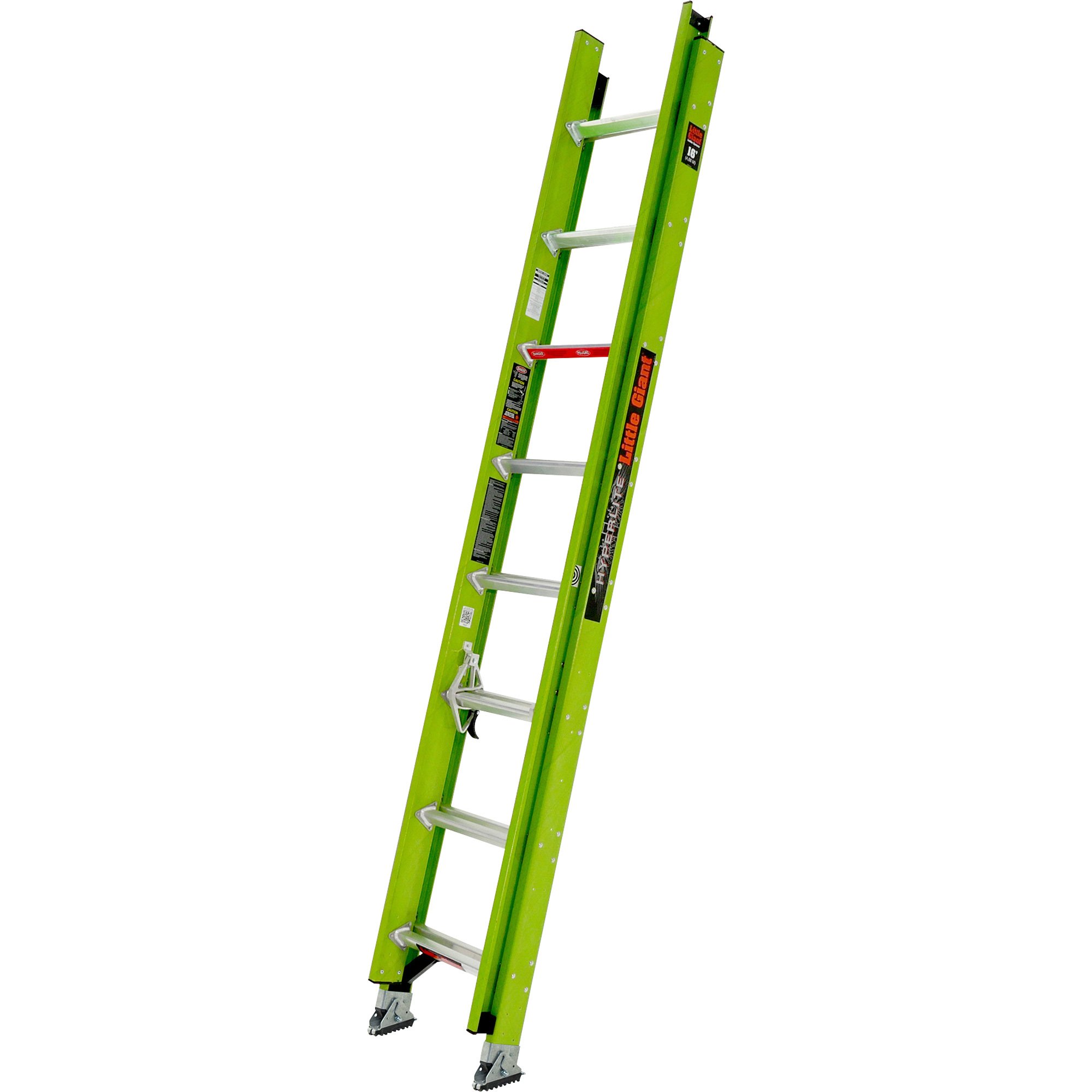 Little Giant HyperLite Fiberglass Extension Ladder — 16ft., 300-Lb. Capacity, Model# M16
